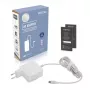Fonte de alimentação MITSU ZM/USBC45W 45W USB Type-C branca, carregador com uma porta