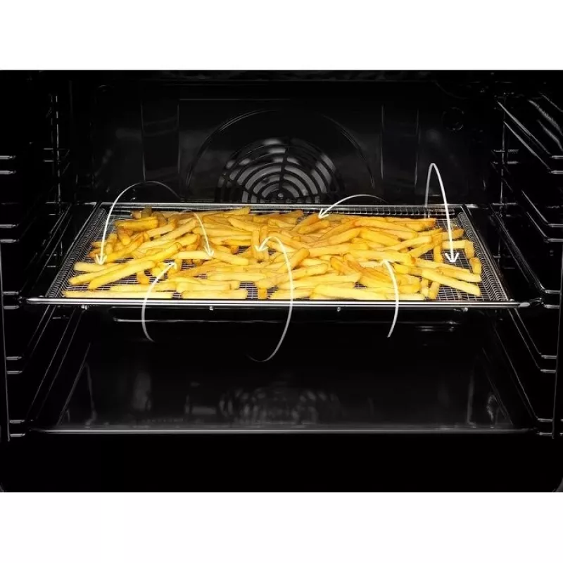 Acessório para fritadeira de ar Electrolux E9OOAFWM grelha de aço inoxidável 468×24 mm para fornos e fritadeiras de ar quente compatíveis