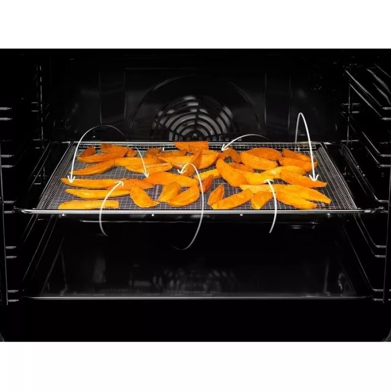 Acessório para fritadeira de ar Electrolux E9OOAFWM grelha de aço inoxidável 468×24 mm para fornos e fritadeiras de ar quente compatíveis