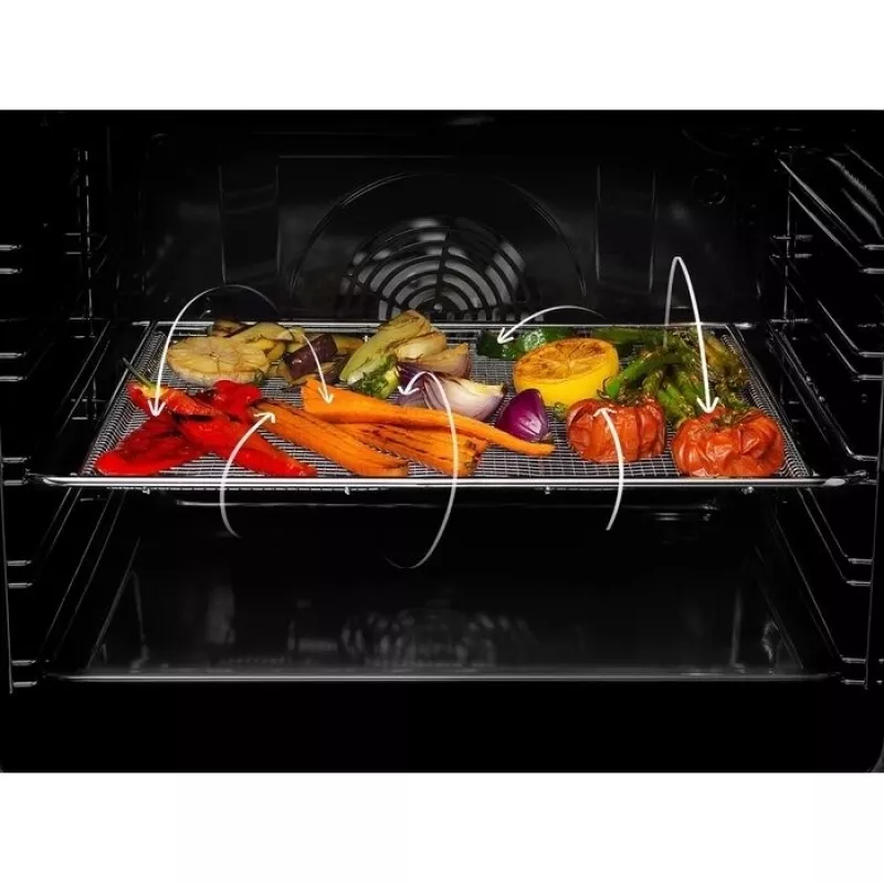 Acessório para fritadeira de ar Electrolux E9OOAFWM grelha de aço inoxidável 468×24 mm para fornos e fritadeiras de ar quente compatíveis