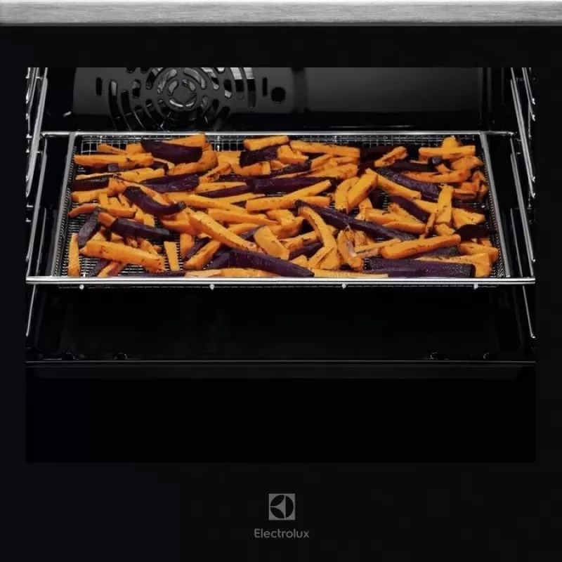 Acessório para fritadeira de ar Electrolux E9OOAFWM grelha de aço inoxidável 468×24 mm para fornos e fritadeiras de ar quente compatíveis