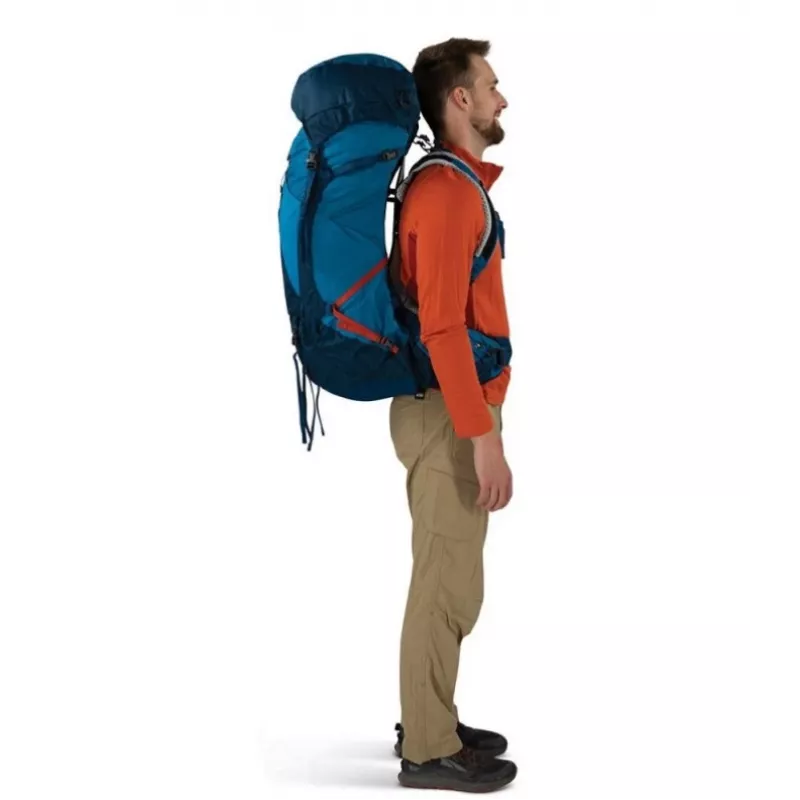 Mochila de trekking Osprey Atmos AG LT 65 Navy L/ XL