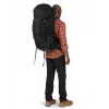 Mochila de trekking Osprey Kestrel 68 preto L/XL