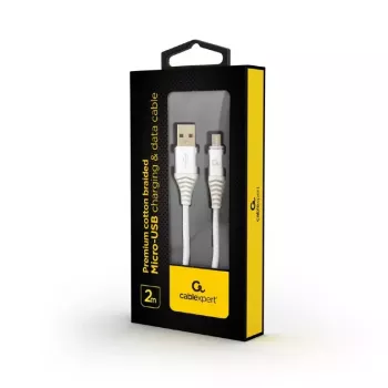 Cabo USB Cablexpert CC-USB2B-AMMBM-2M-BW2