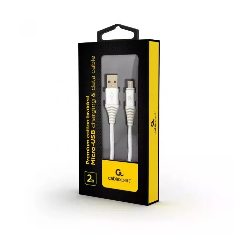 Cabo USB Cablexpert CC-USB2B-AMMBM-2M-BW2