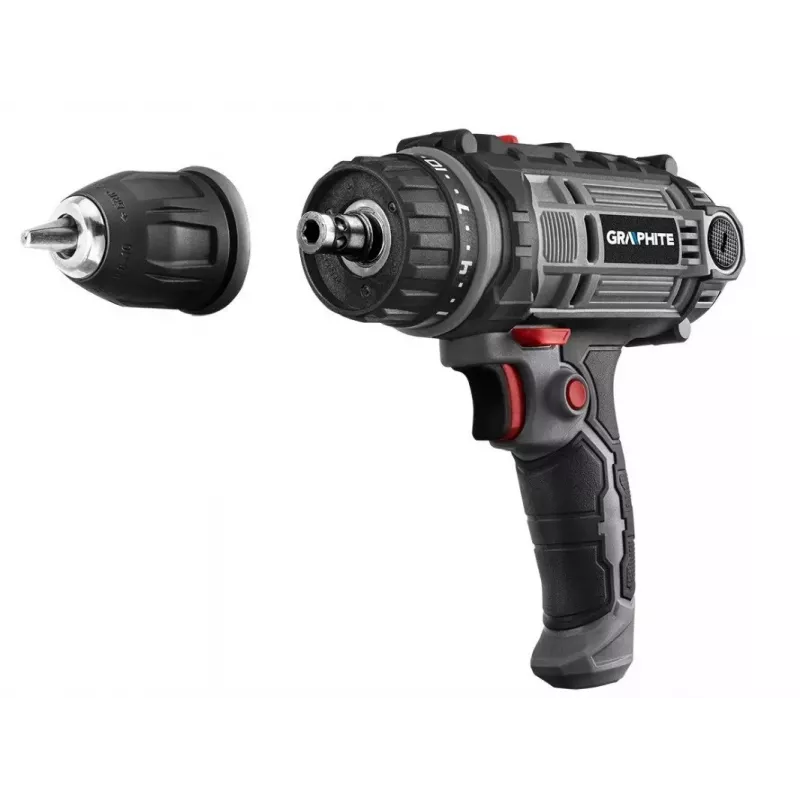 Chave de fendas/aparafusadora de impacto elétrica Graphite 58G793, profundidade: 225 mm, peso: 1,39 kg