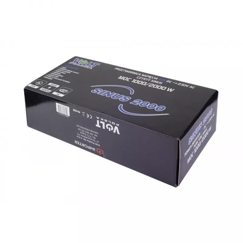 Inversor de onda sinusoidal SINUS SINUS-2000/24 — 2000 W DC 24 V para AC