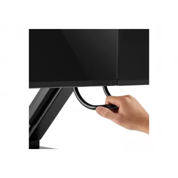 Suporte para dois monitores LOGILINK BP0102 17-27 polegadas aço poupa-espaço
