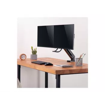 Suporte para dois monitores LOGILINK BP0102 17-27 polegadas aço poupa-espaço