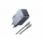 Carregador de interior UGREEN Nexode Pro 3 portas GaN PD carregamento rápido 2 USB Type-C