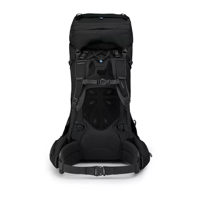 Mochila Osprey Aether 65 — 65 L, nylon, preto, 2,2 kg, 40 cm de largura, homem