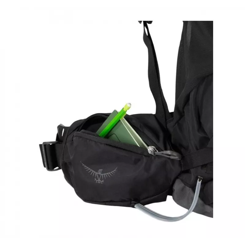 Mochila de trekking Osprey Kestrel 48 preta S/M