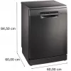 Máquina de lavar loiça Bosch Serie 4 SMS4EMC06E de instalação livre 14 serviços B