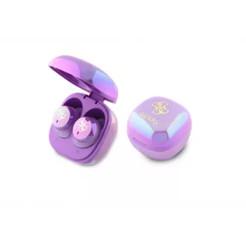 GUESS | Auscultadores intra-auriculares | GUTWSJ144ESU | Bluetooth | Intra-auriculares | Sem fios | Roxo