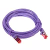Cabo de rede InLine S/FTP PiMF Cat.6 250MHz PVC cobre roxo 2m