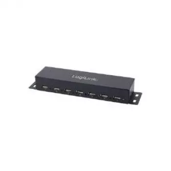 Hub USB 2.0 Logilink 7 portas com fonte de alimentação UA0148