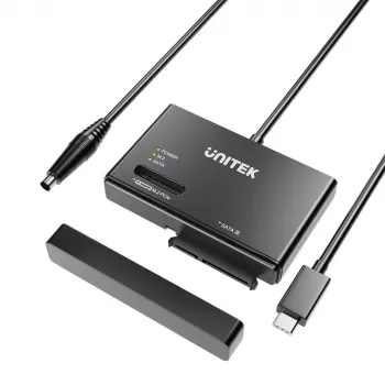 Caixa para SSD UNITEK S1232A01-EU preto M.2/2,5 polegadas/3,5 polegadas 10 Gbit/s