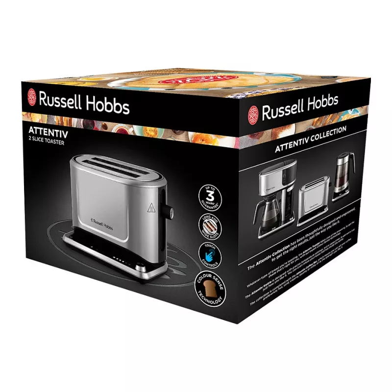 Torradeira Russell Hobbs 26210-56 2 fatias aço escovado
