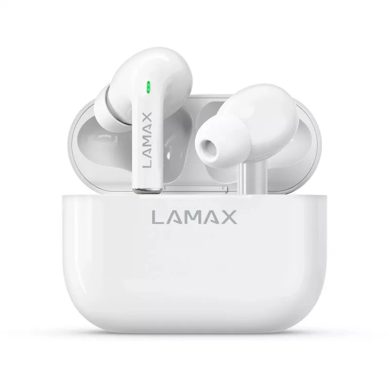 LAMAX Electronics AUSCULTADORES SEM FIOS LAMAX CLIPS1 LMXCL1W INTRA-AURICULARES BRANCO - Auscultadores