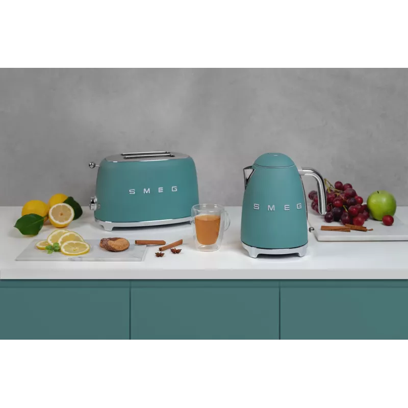 Torradeira Smeg TSF01EGMEU 6 2 fatias 950 W cromado, verde