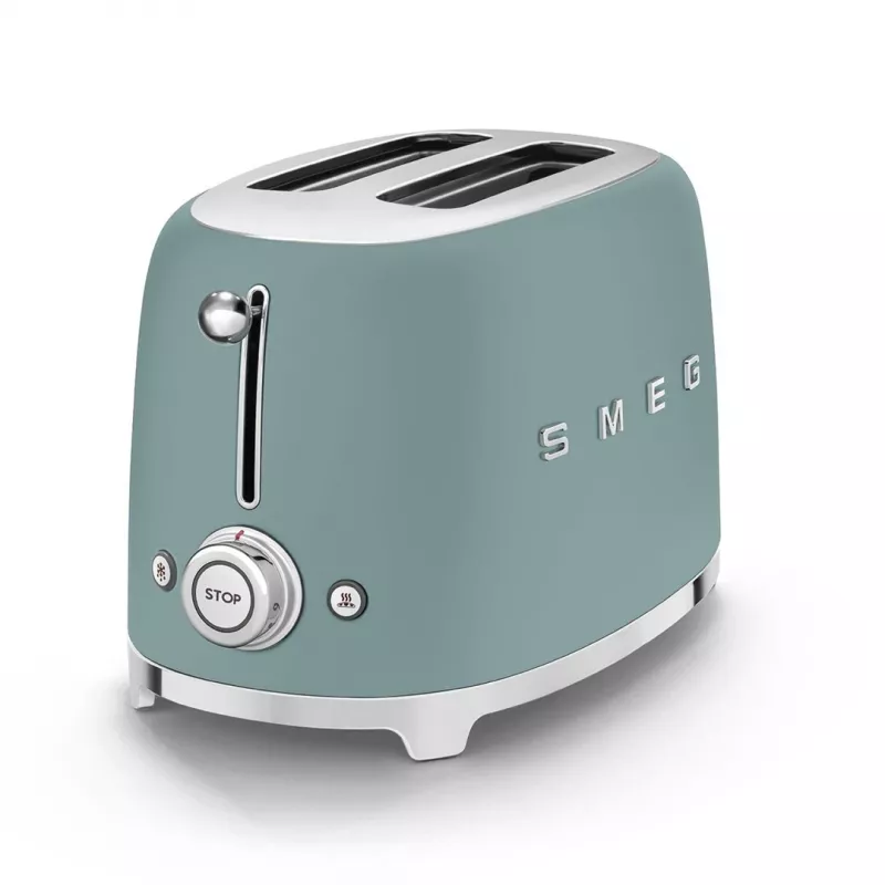 Torradeira Smeg TSF01EGMEU 6 2 fatias 950 W cromado, verde