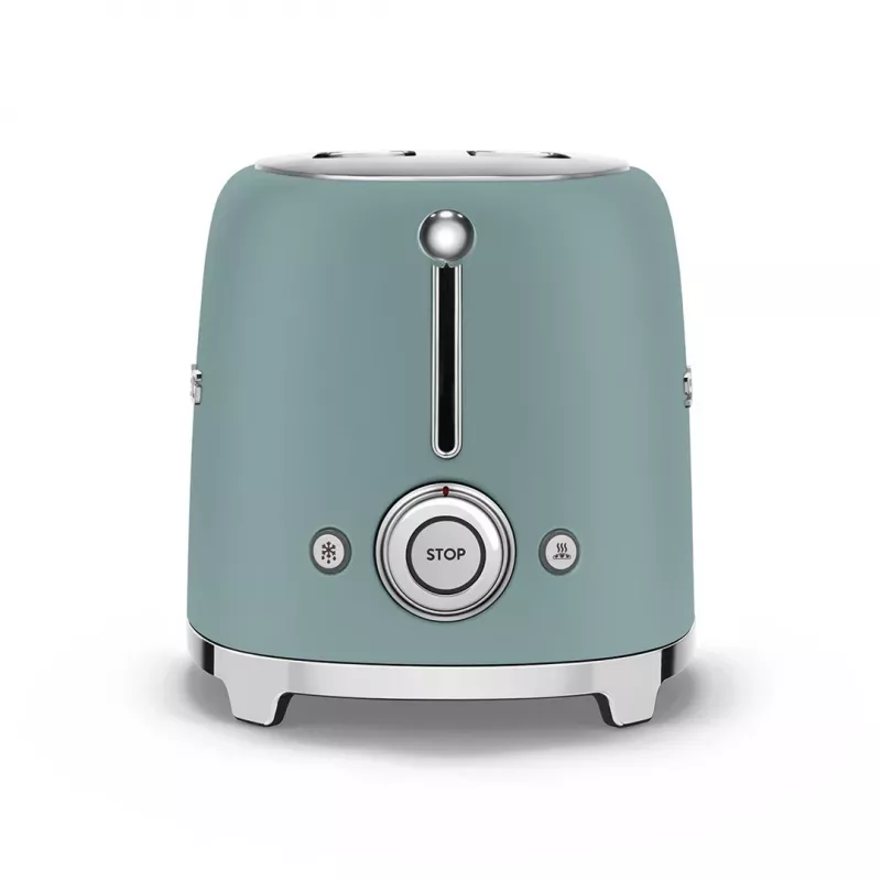 Torradeira Smeg TSF01EGMEU 6 2 fatias 950 W cromado, verde