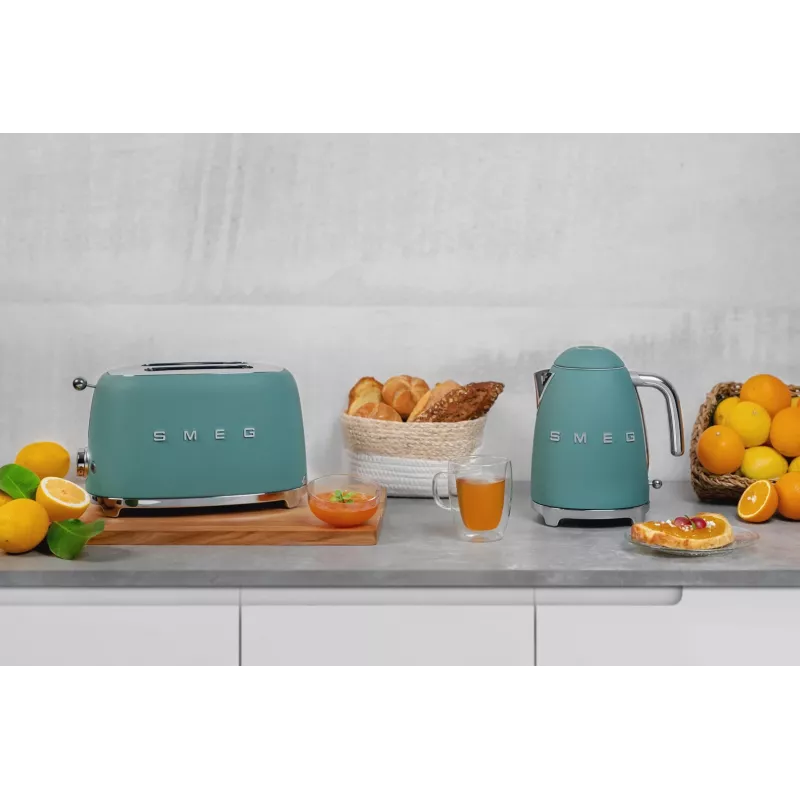 Torradeira Smeg TSF01EGMEU 6 2 fatias 950 W cromado, verde