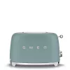 Torradeira Smeg TSF01EGMEU 6 2 fatias 950 W cromado, verde