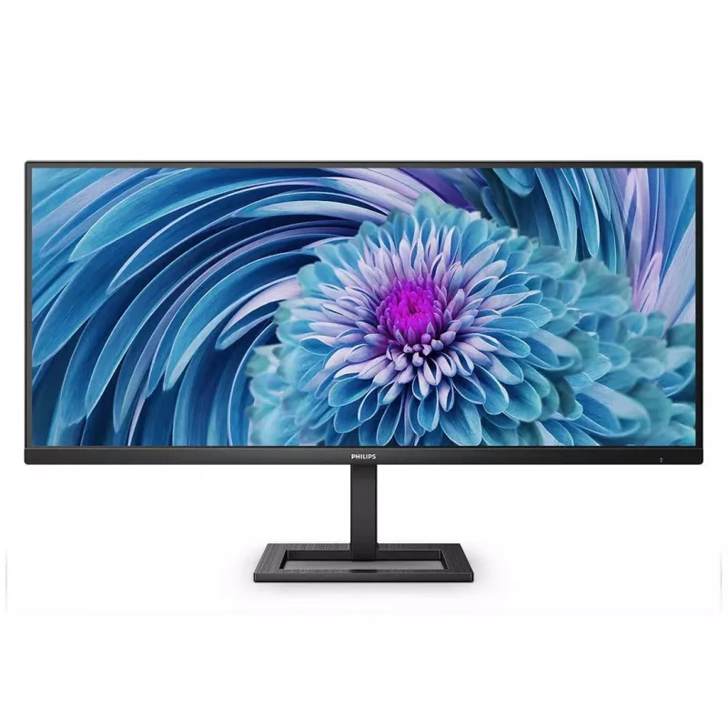 Monitor LED Philips E Line 346E2LAE/00 86,4 cm (34) 3440 x 1440 píxeis Wide Quad HD LCD preto
