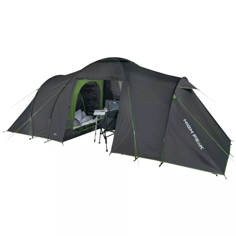 Tenda de túnel High Peak Como 6.0 verde, cinzento