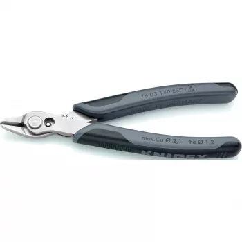 KNIPEX Super Knips XL ESD - Corta-fios - 1,23 cm - 9,2 mm - 2,1 mm - 9,2 mm - Proteção contra descargas eletrostáticas (ESD)