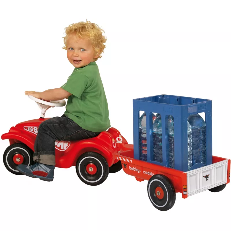 Bobby-Caddy, veículo infantil vermelho