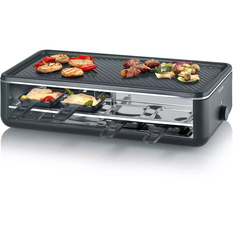 Greihadora Raclette Severin RG 2365 8 pessoas 1300 W preto