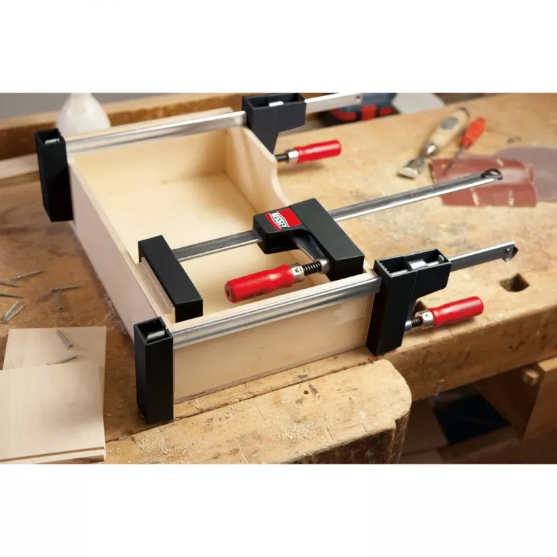 Braçadeira de corpo leve UniKlamp UK80 (preto/vermelho, 800 / 80)