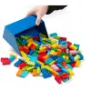 Conjunto de pá LEGO 2 peças, caixa de arrumação vermelha/azul