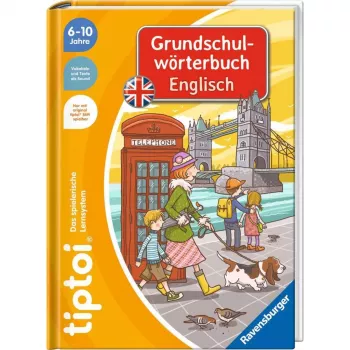Dicionário escolar de inglês tiptoi, livro educativo