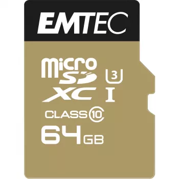 Cartão de memória Emtec 64 GB MicroSDXC Class 10 ECMSDM64GXC10SP