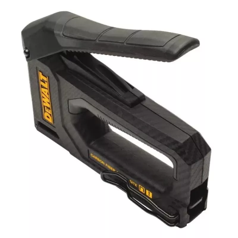 Agrafador DeWalt DWHT80276-0 fibra de carbono 2-em-1 — agrafador manual e agrafador, design compacto