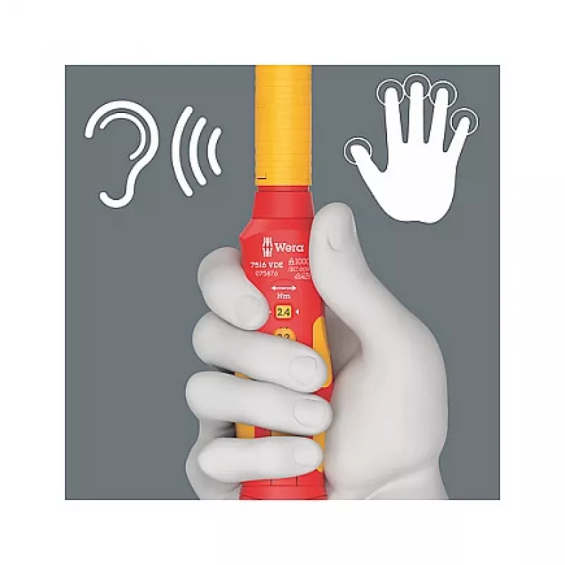 Chave dinamométrica Wera 05075876001 mecânica 2,4 - 4 N⋅m