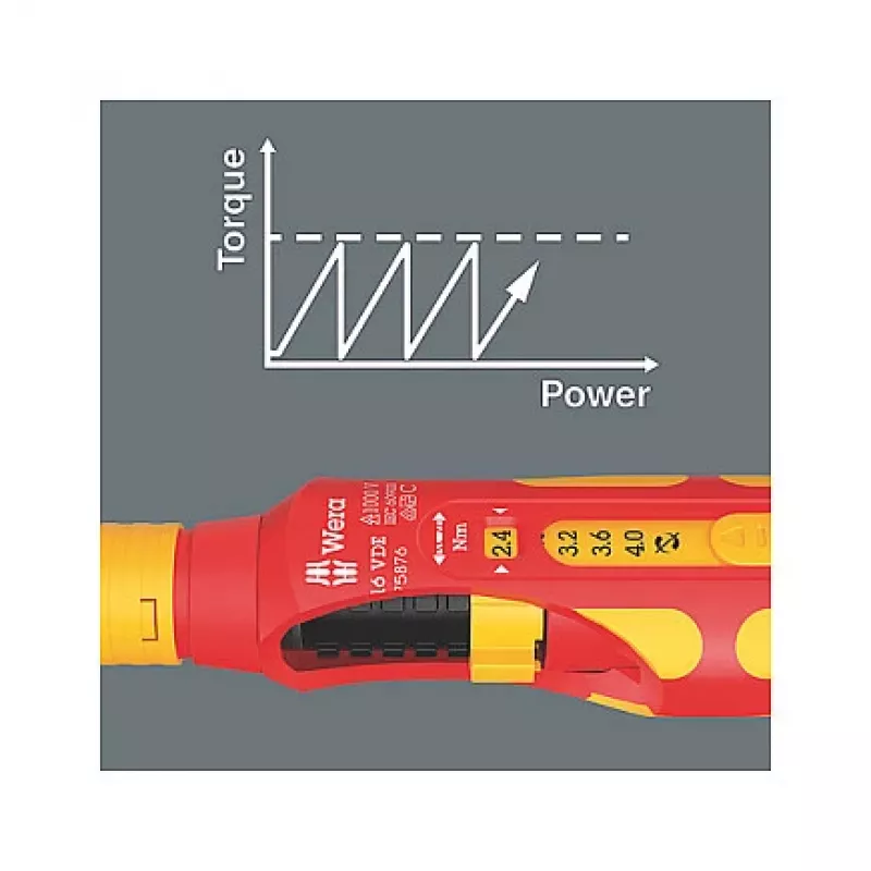 Chave dinamométrica Wera 05075876001 mecânica 2,4 - 4 N⋅m