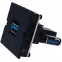 Bachmann 917.122 - USB A - USB 3.2 Gen 1 (3.1 Gen 1) - preto