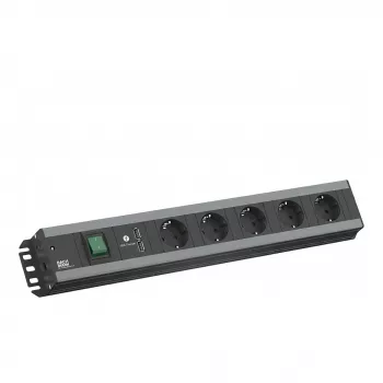 Extensão de energia Bachmann 300.030 2 m 5 tomada(s) AC aço inoxidável