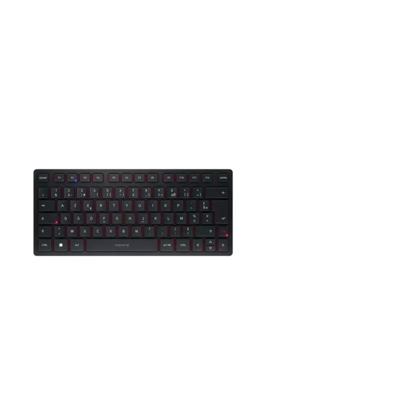 Teclado CHERRY KW 9200 MINI USB RF Wireless Bluetooth AZERTY francês preto