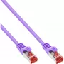 Cabo de patch InLine S/FTP PiMF Cat.6 250MHz PVC cobre roxo 15m