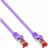 Cabo de patch InLine S/FTP PiMF Cat.6 250MHz PVC cobre roxo 15m