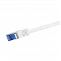 Logilink Professional Ultraflex - cabo de patch - RJ-45 (M) para RJ-45 (M) - 50 cm - 6 mm - S/FTP - cabo Cat.7 (cabo) / CAT 6a (portas) - sem halogéneos, moldado, sem patilha - branco, R