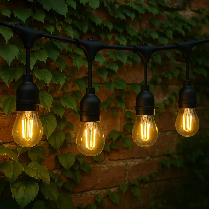Extralink Grinalda de luzes para jardim, 15 m, 15 lâmpadas (EX.27696)