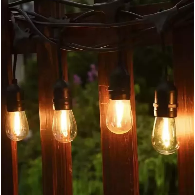 Extralink Grinalda de luzes para jardim, 15 m, 15 lâmpadas (EX.27696)