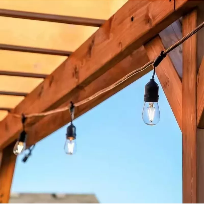 Extralink Grinalda de luzes para jardim, 15 m, 15 lâmpadas (EX.27696)