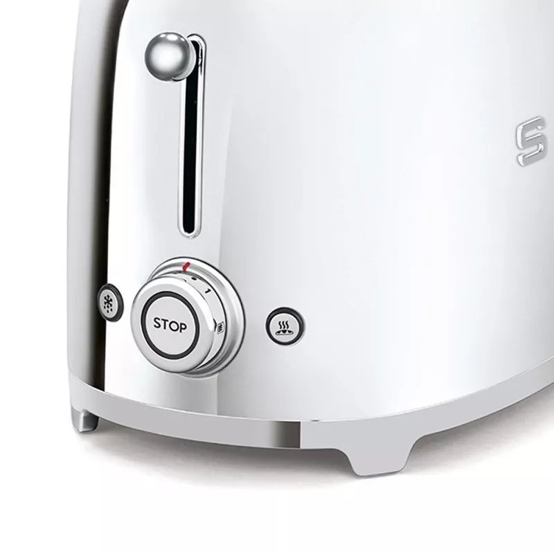 Smeg torradeira 50's Style TSF02SSEU aço inoxidável